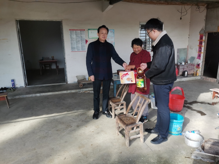 荊門分(fèn)院到丁店村(cun)開展走訪慰(wei)問1